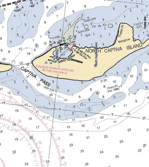 Captiva Pass Chartlet