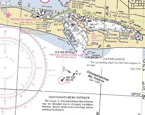 Choctawhatchee Bay Chartlet