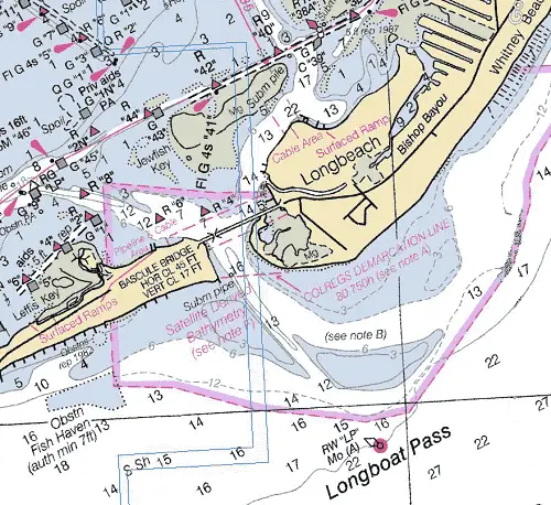 Longboat Pass Chartlet