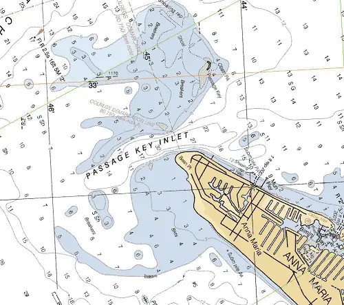 Passage Key Inlet Chartlet