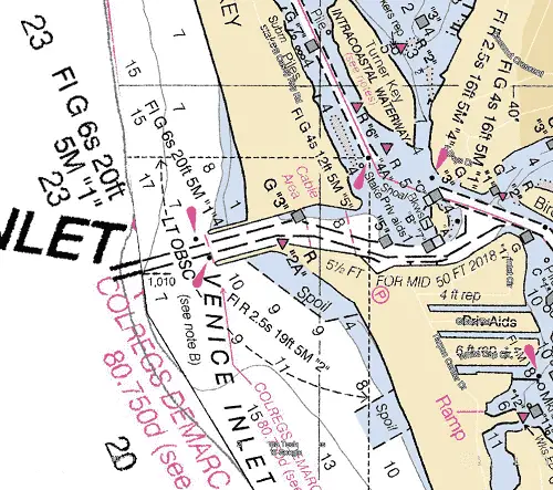 Venice Inlet Chartlet