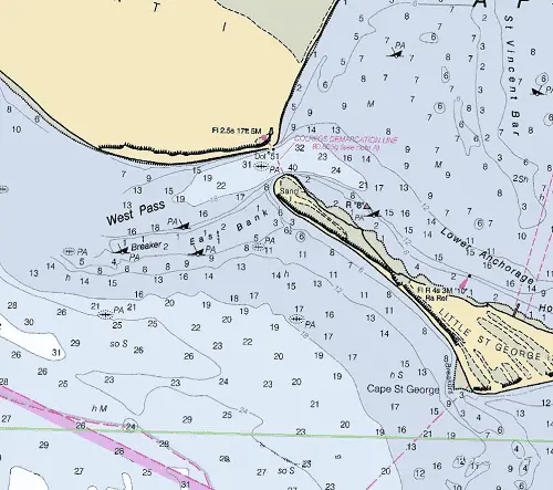 West Pass Chartlet